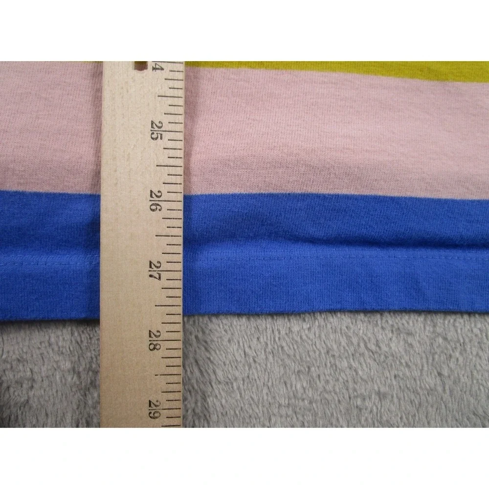 Banana Republic Polo‎ Mens Large Blue Striped Preppy Modern Casual